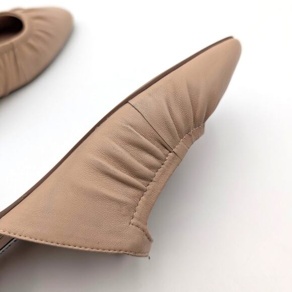 Steve Madden Leather Mary Jane Mule Women's Gisele Beige Size US7M EU37.5 - Picture 9 of 13